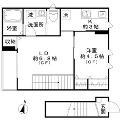 アトラスカーロ文蔵の物件間取画像